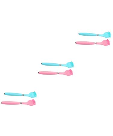 TOVINANNA 6 STK Multifunctional scratch truck Extendable back scratches Manual back massage devices Telescopic back scratches Hand massage devices of retractable back scratch travel tickling body