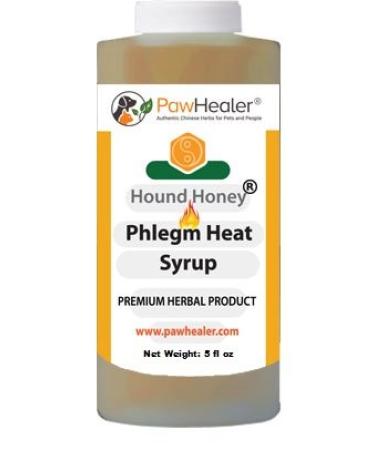PawHealer Dog Cough Remedy-Hound Honey Syrup (Phlegm-Heat) - for Loud Honking Coughs - 5 fl oz