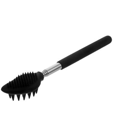 Healvian telescopic back scratch Double-sided silicone-kaktus back massage cladding clipper Head-declamation with stainless steel rod for the whole body