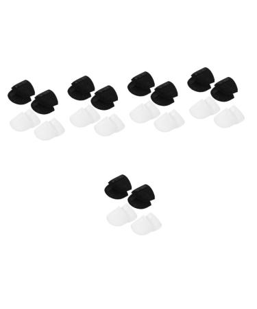 Hemoton 20 Pairs Shoulder Pads Clothes Shoulder Pad Push-up Shoulder Enhancer Polyester Insert Thicken 11.00X8.80X1.50CMx5pcs As Shownx5pcs