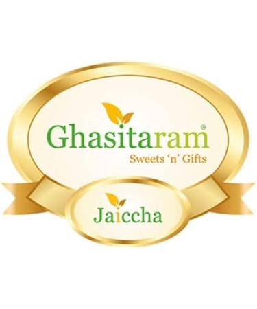 Ghasitaram Gifts Rakhi Gifts for Brothers Dryfruit Halwa in Potli with Pearl Beads Rakhi Dryfruit Halwa in Potli with Rakhi - Buy Online on GoSupps.com