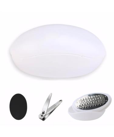 Asheyya Portable Egg Foot Grinder Egg Shape Hard Skin Remover for Feet