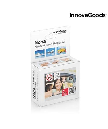 Innovagoods Anti-Nausea Bracelet - Natural Relief with Nei Kuan Nona Pressure Point | Pack of 2 | Compact & Light Design for Travel - Buy Online on GoSupps.com