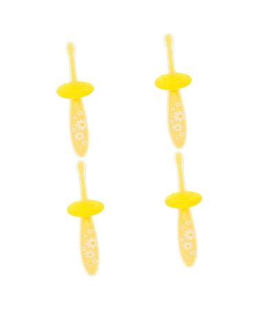 Minkissy 4 pieces toothbrush toothbrush travel toothbrush mouth cleaning tool for babies cleaning toys -Accessoirs Soft fur for small children