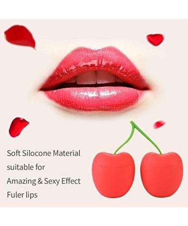 Lurrose Lip Plumper Silicone - Full Cherry Sexy Lips Enhancer for Women - Beauty Tool Filler and Suction Device - Buy Online on GoSupps.com