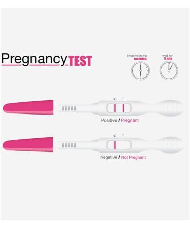 Pregnancy Test Midstream Early Detection | HCG 10mIU Very Sensitive | Hygienic Pregnancy Testing for Baby Planning | Easy-to-Use Long Stick Design | (1) - Buy Online on GoSupps.com