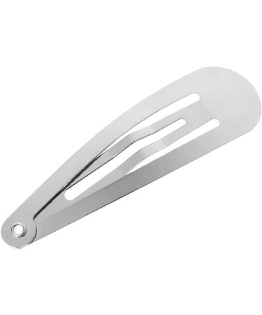 HISYI Clip Pin 50pcs Silver Tone Snap Hair Clips Craft Bow Headwear Decoration DIY 4/5/6cm - Buy Online on GoSupps.com