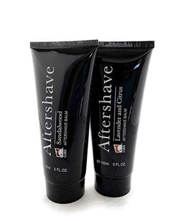 G.B.S Aftershave Balm Calms Set of 2-5oz Lavender/Citrus and 5oz Sandalwood