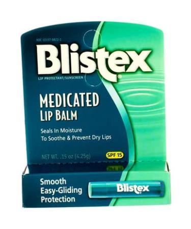 Blistex Medicated Stick 0.15 Ounce (Pack of 3) - Hydrating Lip Care Formula - Buy Online on GoSupps.com