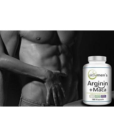 Activated Arginine + Maca High-Dose - 180 Vegan Capsules for Active Men | Expert Tested L-Arginine & Maca Extract 20:1 - Buy Online on GoSupps.com