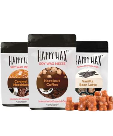 Happy Wax Coffee Mix Scented Natural Soy Wax Melts – 8 Oz. of Scented Wax Melts, Made in USA Coffee Mix 6 oz