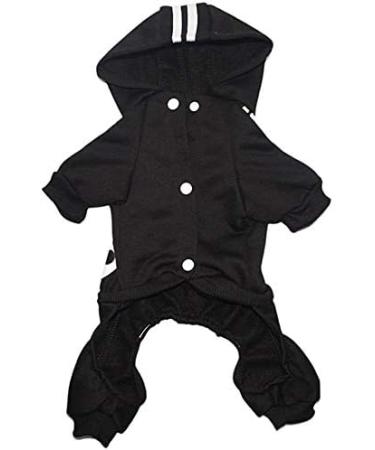 Dog Hoodies & Fleece Sweaters for Small to Large Dogs - Cozy Football MVP Style - Winter Warmth in Black - Buy Online on GoSupps.com