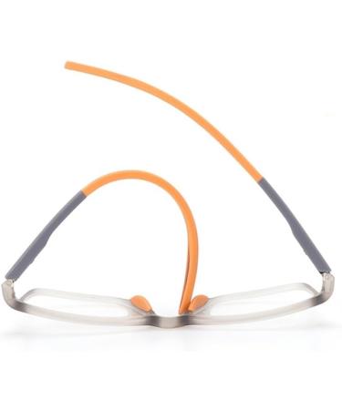 Spring Hinges Photochrome Reading Glasses with Blue Light Filter - TR90 Flexible Sport Glasses for Men & Women | +1.0 to +3.0 - Yellow Size +2.25 - Buy Online on GoSupps.com