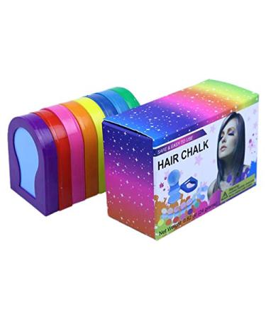 GUIJIALY 8-Color Hair Dye Easy to Use Easy to Clean Disposable Hair Dye Powder Temporary Hair Powder