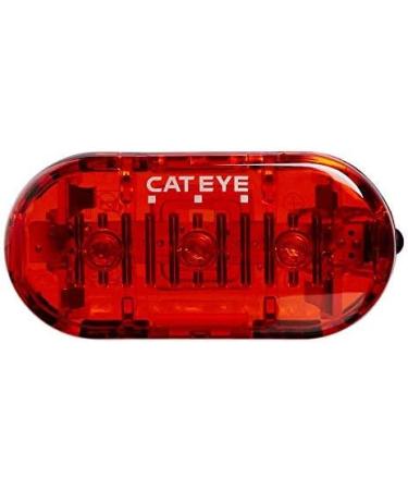 CAT EYE Omni 3 LED Safety Bike Light Red/Rear Light with Mount - Illuminate Your Ride - Buy Online on GoSupps.com