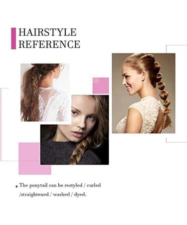 Buy SEGO Real Hair Ponytail Extensions - 50.8 cm Clip-In Braid | Remy Hairpiece for Effortless Style - Buy Online on GoSupps.com