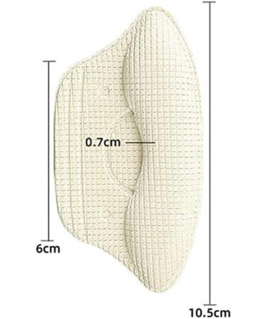 4 Pairs Heel Cushion Pads | Comfortable High Heel Protectors & Grip Inserts | Soft Black Heel Liners & Guards - Buy Online on GoSupps.com