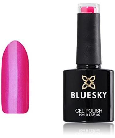 Bluesky Gel Nail Polish PINK SHIMMER Tuitti Fruitti Bright Pink Shimmer Spring Summer Color 80506 UV LED Soak Off 10ml - Buy Online on GoSupps.com