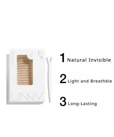 Eyelid Tape Stickers for Instant Eye Lift | Invisible Medical-Use Fiber | Perfect for Hooded & Droopy Eyelids | Y Fork Design - Bevelled Olive (90 pcs - Buy Online on GoSupps.com