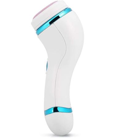 Qyebavge Electric Foot Scrubber and Exfoliator - Pedicure Device with 4 Replaceable Heads Waterproof Design for Dead Skin and Cuticle Removal Foot Massage Tool - Buy Online on GoSupps.com