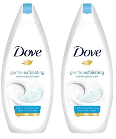 Dove 2-Pack Gentle Exfoliating Shower Gels 500ml