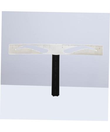 1pc Eyebrow Tools Eyebrow Drawing Tool Eyebrow Stencil Template Positioning Ruler Stainless Steel Size 1 As Shown - Buy Online on GoSupps.com