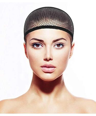 IGS 5 Pack Wig Caps & Bonding Glue Kit - Black Mesh & Brown Cap with Salon Pro Adhesive - Buy Online on GoSupps.com