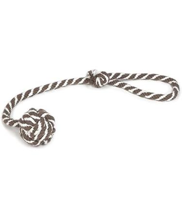 Beeztees 641199 Ball with cord 50 cm brown/beige Multi 50 cm