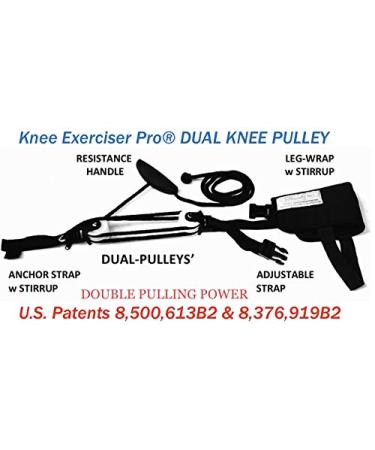 Knee Exerciser Pro Dual Knee Pulley: Knee Replacement Therapy   TKA  ACL & Knee Contracture Rehab  POLEA DE RODILLA - Buy Online on GoSupps.com
