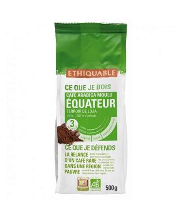 Epicerie sal e Ethiquable Organic Ecuador Ground Coffee 500 g Pack of 3