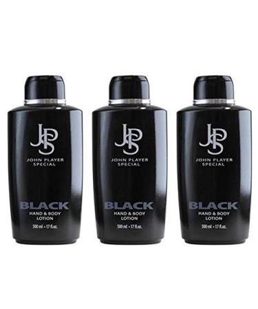 John Player Special Black Hand & Body Lotion 3 x 500 ml - Buy Online on GoSupps.com