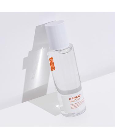 Nightingale C-Toning Clear Toner with Hyaluronic Acid & Vitamin Complex - AHA BHA PHA Niacinamide for Dull Skin - Moisturizing Brightening Hypoallergenic Korean Skin Care - Buy Online on GoSupps.com