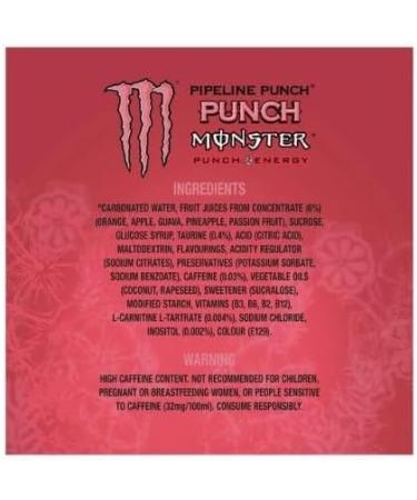  Dnaaz Pipeline Punch Pack of 24 delicious and twisted energy drinks for all occasions 500ml - Buy Online on GoSupps.com