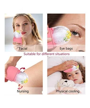 Facial Ice Roller and Gua Sha Set for Skin Tightening, Acne Reduction, and Fine Line Removal - Cold Therapy Tool for Neck and Eyes (Red) - Buy Online on GoSupps.com