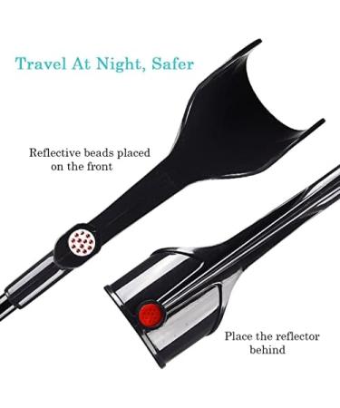 1 Pair Aluminum Elbow Crutch(Open Cuff) Forearm Crutches for Adults-Height Adjustable Ergonomic Crutches for Walking with Reflective Beads(Applicable Height: 140-190CM) Prosperous Grey - Buy Online on GoSupps.com