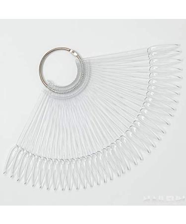 Tipproof Stiletto 3-Piece Set with 36 Presentation Sticks & Metal Ring - Nailfun Transparent Nail Art Display Tips - Buy Online on GoSupps.com