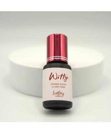 LivBay Witty Cherry Scent Eyelash Glue | 0.5s Drying Time | Professional Lash Adhesive 5ml - International Shipping Available - Buy Online on GoSupps.com