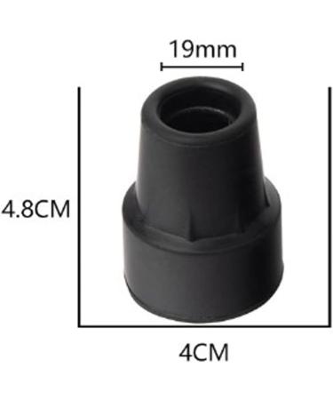 Extreme rubber moulets anti -slip tips from 19 mm mm replacement feet for 4 pieces to walk 4 pieces - Buy Online on GoSupps.com