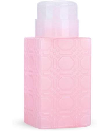 Portable Refillable Pump Dispenser Bottle Nail Art Polish Makeup Remover Lotion Container for Nail Varnish Remover & Makeup Remover Nail Art Tool (Square Pink) - Buy Online on GoSupps.com