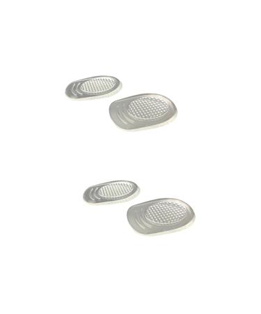 8 Pairs Heel Pads Comfort Heel Pad Half Insole Silicone Shoe Pad Silicone Insoles