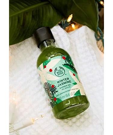 The Body Shop Winter Jasmine festive Shower Gel 250ml Special Edition 2020 MOISTURISER WARM SWEET VANILLA SCENT VEGAN - Buy Online on GoSupps.com