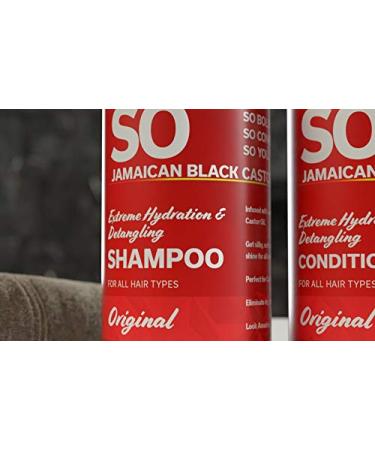 Jamaican Black Castor Oil Extreme Hydration & Detangling Shampoo - 12 Oz | Prevent Hair Damage, Get Silky Soft Shine | For Men & Women, All Hair Types - Buy Online on GoSupps.com