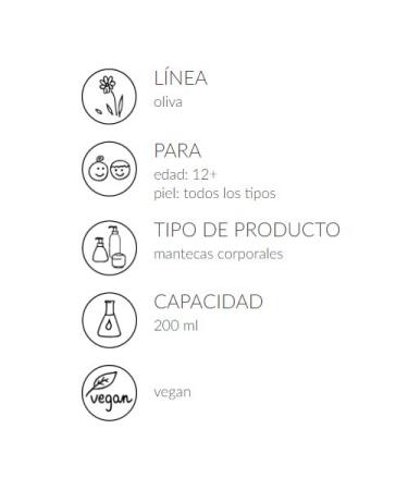 Buy Oliva Natural Manteca Corporal - 200 ml | Nourishing Body Butter for Soft Skin | International Shipping Available - Buy Online on GoSupps.com