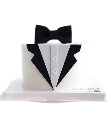 2Pcs Cake Topper EVA Cake Topper Bow Tie Suit Man - Buy Online on GoSupps.com