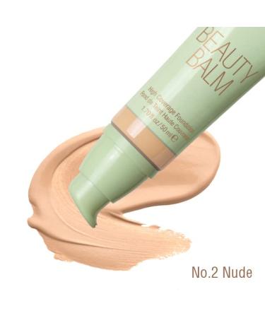 Pixi Beauty Balm - Nude 50ml | Medium to Full Coverage Foundation with Ceramides and Chamomile - 1.70 Fl Oz - Buy Online on GoSupps.com