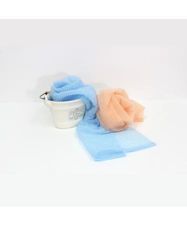 SONGWOL King Bubble 66 Korean Body Exfoliating Shower Nylon Bath Wash Cloth Towel - Blue - Buy Online on GoSupps.com