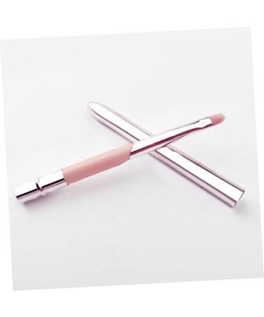 minkissy Lip Brush with Lid Eye Shadow Applicators Travel Makeup Brush Lip Gloss Applicator Lipstick Cosmetics Brush Travel Lipstick Brush Lip Makeup Brush Lip Brush Applicator Fiber Wool 10.4x1cm Pink - Buy Online on GoSupps.com