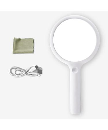 Reading Magnifier LED Illuminated Magnifying Glass Magnifier with Lights Handheld Magnifier for Kids Seniors Hobby Observation Magnifying Glass - Buy Online on GoSupps.com