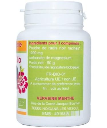 ORGANIC BLACK RADISH AB 120 tablets dosed at 400 mg in tablets. - Buy Online on GoSupps.com