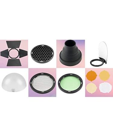 Godox AK-R1 Round Flash Head Accessories Kit for V1 Speedlight - Compatible with AD200 AD200pro Pocket Flash - Buy Online on GoSupps.com